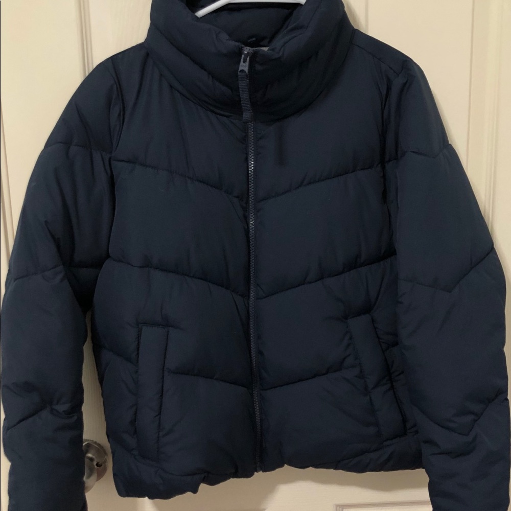 SOLD Abercombie and Fitch Navy Puffer
